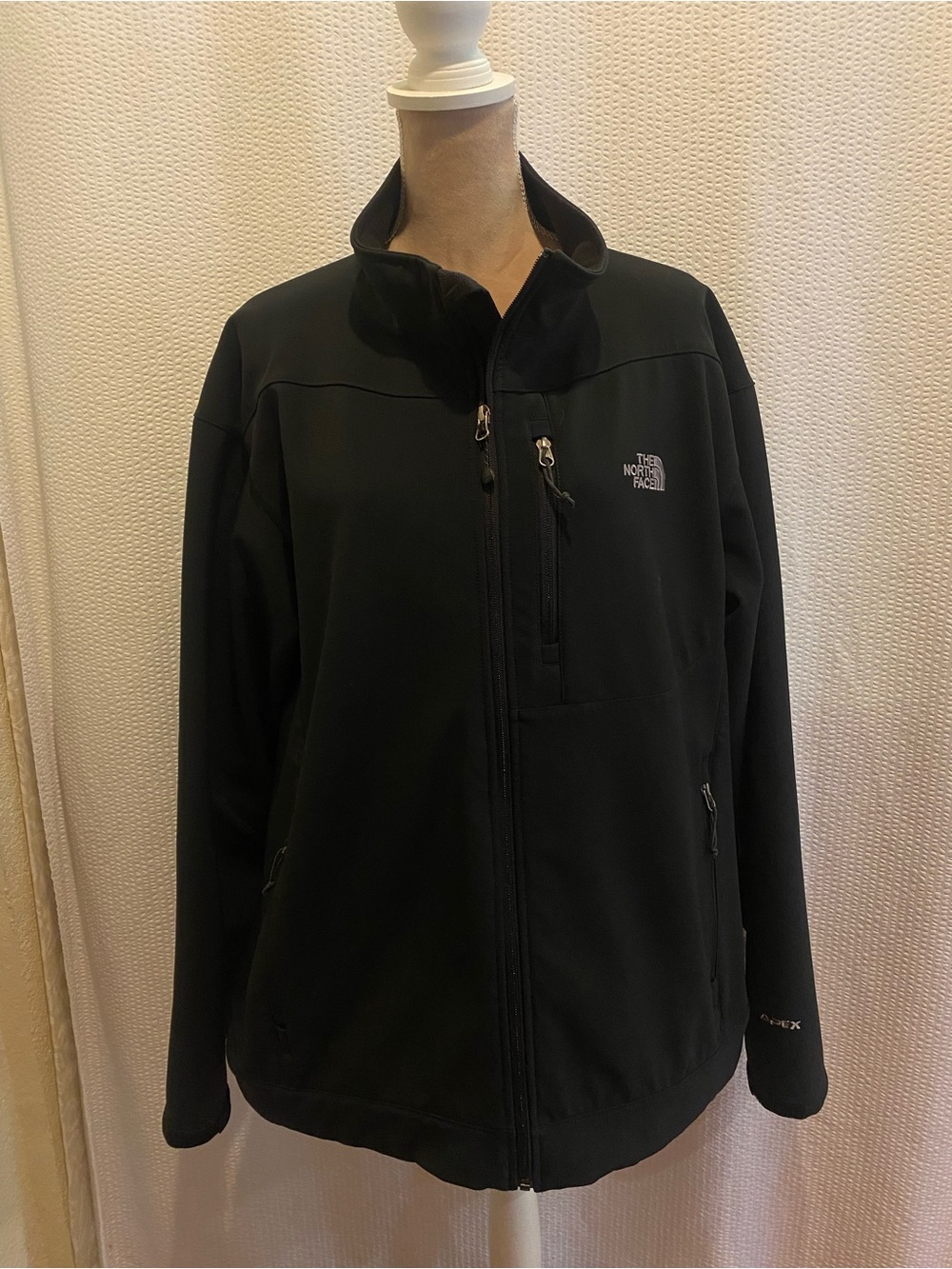 The North Face Black Full-Zip Softshell Jacket